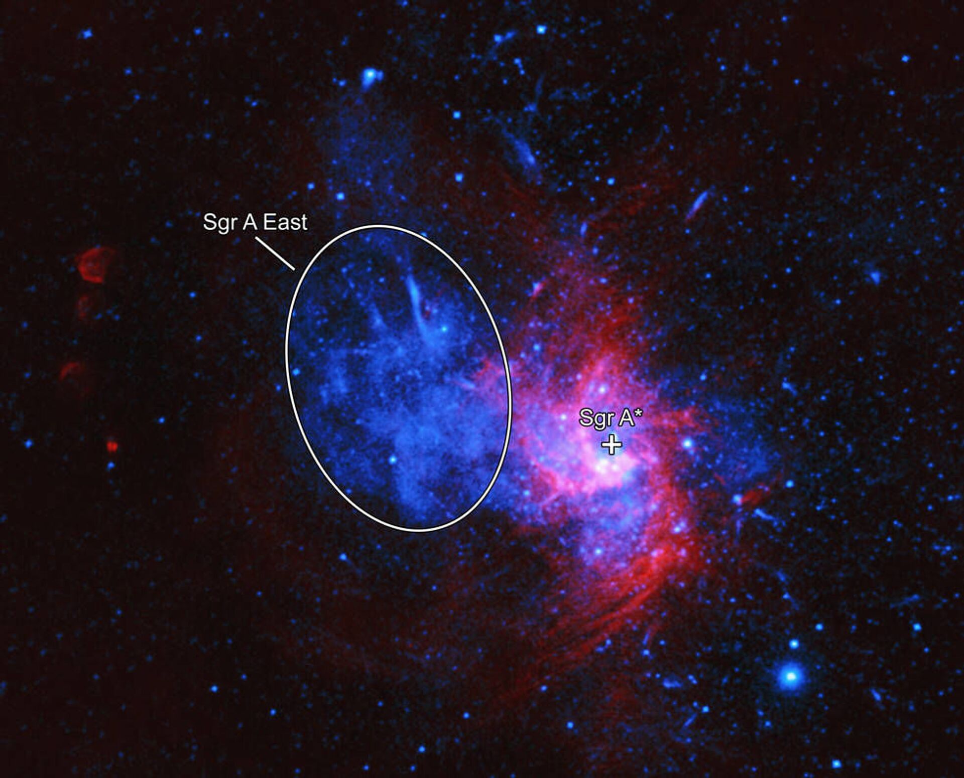 Astrônomos descobrem rara explosão no centro da Via Láctea perto de buraco negro supermassivo (FOTO) - Sputnik Brasil, 1920, 09.02.2021