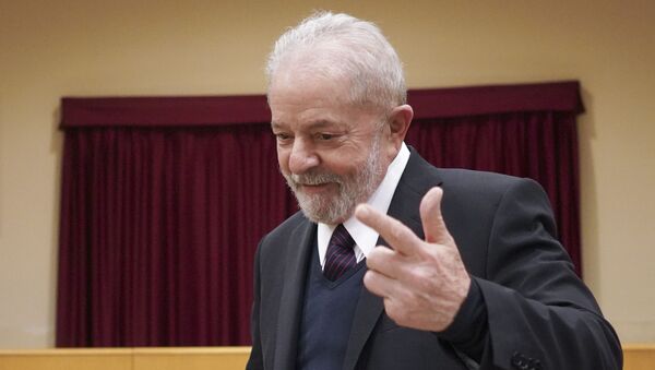 Ex-presidente Luiz Inácio Lula da Silva participa de encontro em Roma, na Itália (foto de arquivo) - Sputnik Brasil