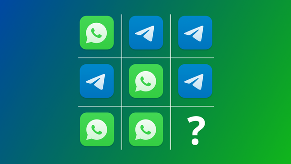 WhatsApp e Telegram - Sputnik Brasil