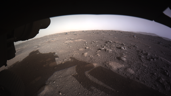 Fotografias tiradas pelo rover Perseverance da NASA, que aterrissou em Marte em 18 de fevereiro na cratera Jezero - Sputnik Brasil