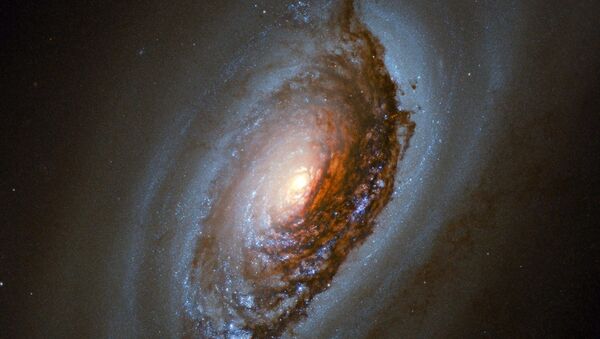 A galáxia espiral Olho do Mal em imagem capturada pelo Telescópio Espacial Hubble. - Sputnik Brasil