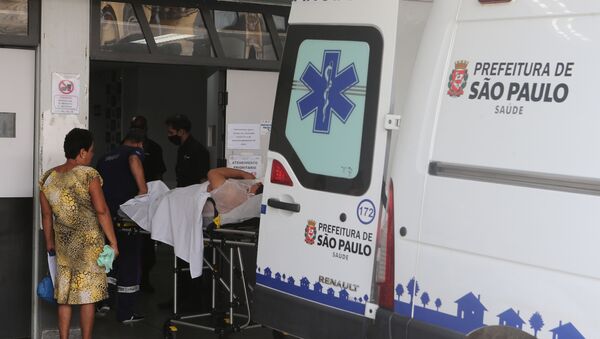 Movimentação no hospital Tide Setubal, em São Paulo - Sputnik Brasil