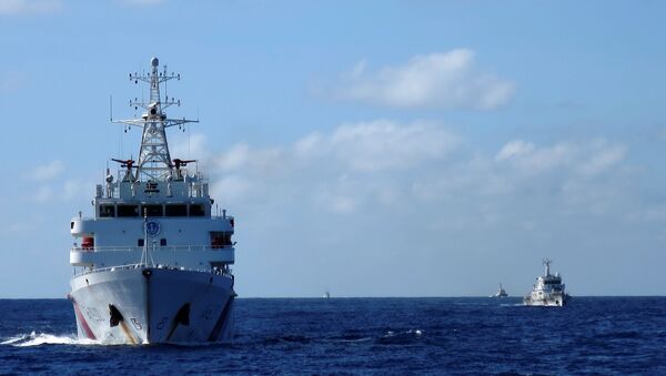 Navio da Guarda Costeira chinesa - Sputnik Brasil
