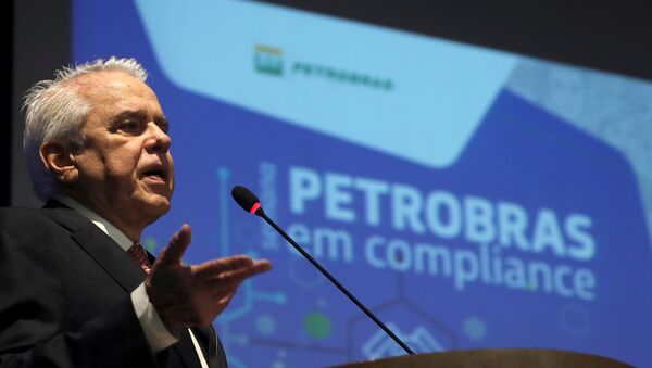 Roberto Castello Branco, então presidente da Petrobras, durante discurso em evento no Rio de Janeiro, no dia 9 de dezembro de 2019 - Sputnik Brasil