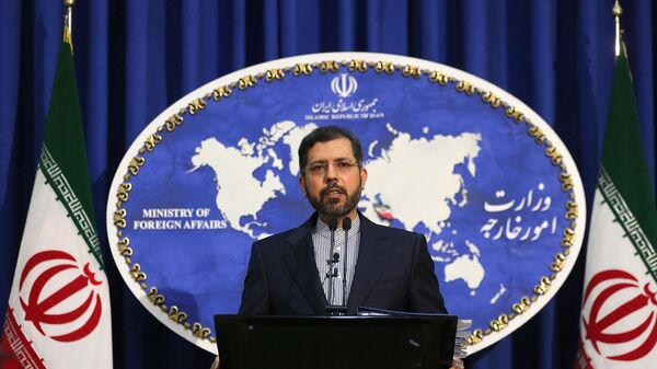 Saeed Khatibzadeh, porta-voz do Ministério das Relações Exteriores do Irã - Sputnik Brasil