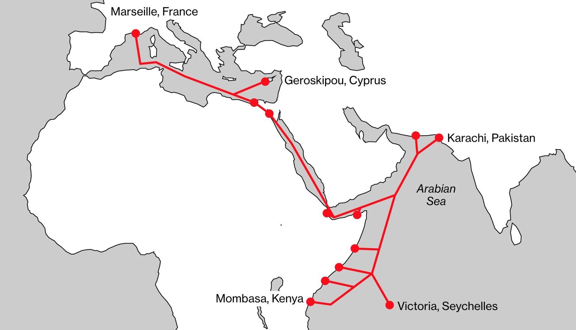 Que consequências geopolíticas teria construção de cabo submarino entre China, Europa e África? - Sputnik Brasil, 1920, 05.03.2021