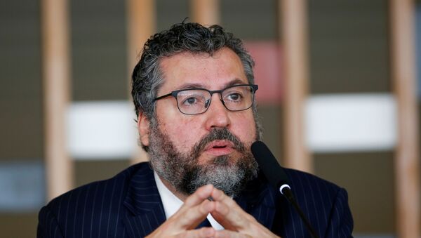 O ministro das Relações Exteriores, Ernesto Araújo - Sputnik Brasil
