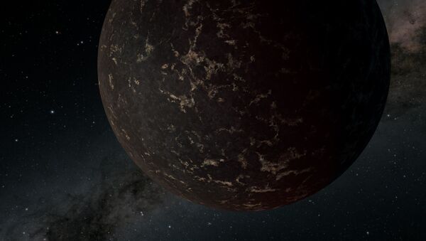 Representação artística do exoplaneta LHS 3844 b - Sputnik Brasil