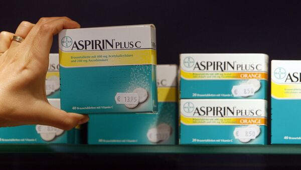 Embalagens de aspirina (imagem referencial) - Sputnik Brasil