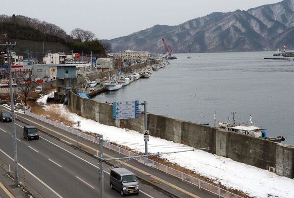 Costa da cidade de Miyako, prefeitura de Iwate, Japão, que foi danificada pelo tsunami de 2011, 18 de fevereiro de 2013 - Sputnik Brasil