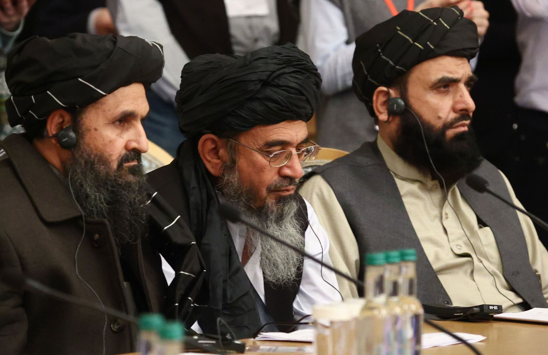 Representantes do movimento Talibã participam da conferência de paz em Moscou sobre a questão afegã, 18 de março de 2021 - Sputnik Brasil, 1920, 09.11.2021