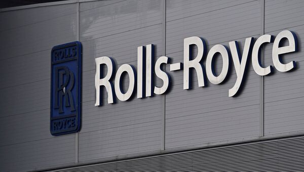 Logotipo da empresa Rolls-Royce em Bristol, Reino Unido, 17 de dezembro de 2015 - Sputnik Brasil