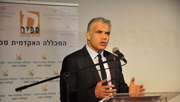 Yair Lapid, líder do partido israelense Yesh Atid  - Sputnik Brasil