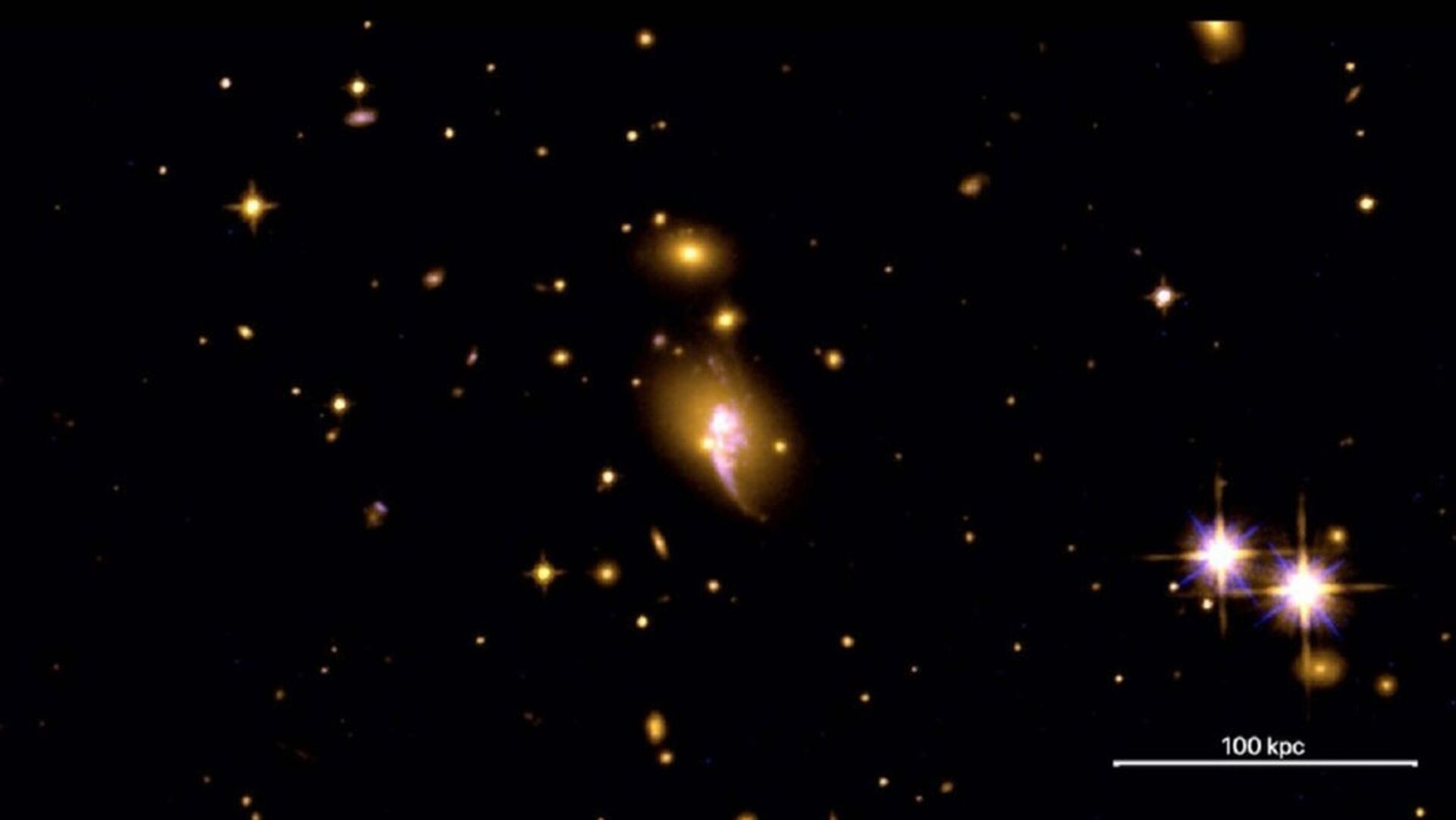 Novos aglomerados 'ocultos' de galáxias são descobertos (FOTO) - Sputnik Brasil, 1920, 30.03.2021