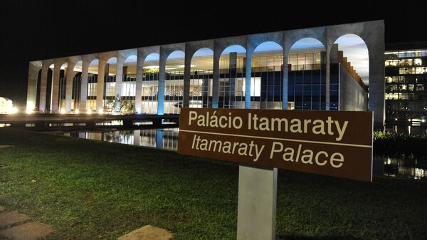 Palácio Itamaraty, sede do Ministério das Relações Exteriores do Brasil, em Brasília - Sputnik Brasil