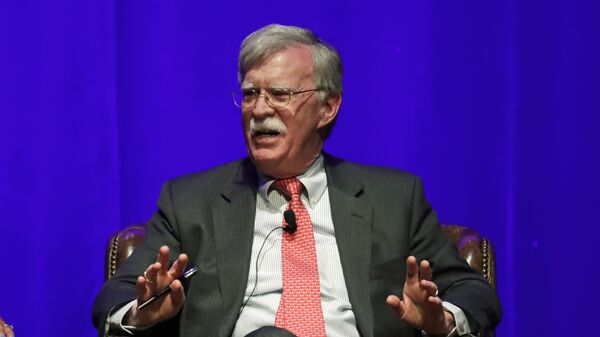 John Bolton, ex-conselheiro de segurança nacional, participa de discussão sobre liderança global na Universidade Vanderbilt em 19 de fevereiro de 2020, Nashville, Tennessee, EUA - Sputnik Brasil