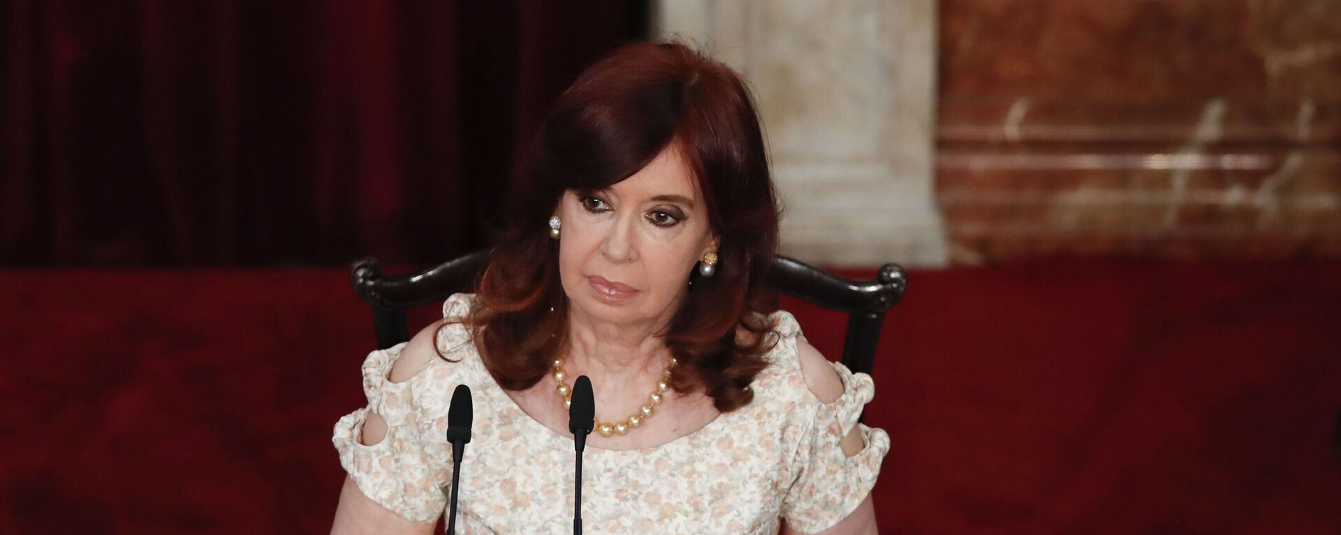 Vice-presidente Cristina Fernández de Kirchner participa da sessão de abertura do Congresso, em 1º de março de 2021 - Sputnik Brasil, 1920, 02.09.2022
