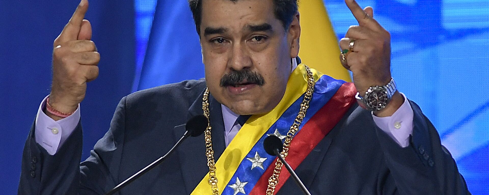 Presidente da Venezuela, Nicolás Maduro, em Caracas, no dia 22 de janeiro de 2021 - Sputnik Brasil, 1920, 31.03.2022