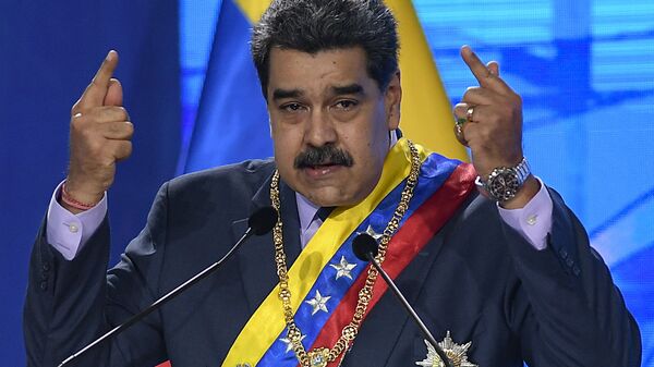 Presidente da Venezuela, Nicolás Maduro, em Caracas, no dia 22 de janeiro de 2021 - Sputnik Brasil
