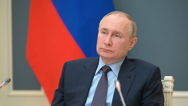 Presidente da Rússia, Vladimir Putin, 14 de abril de 2021 - Sputnik Brasil