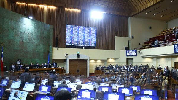 Plenário da Câmara dos Deputados do Chile em Valparaíso - Sputnik Brasil