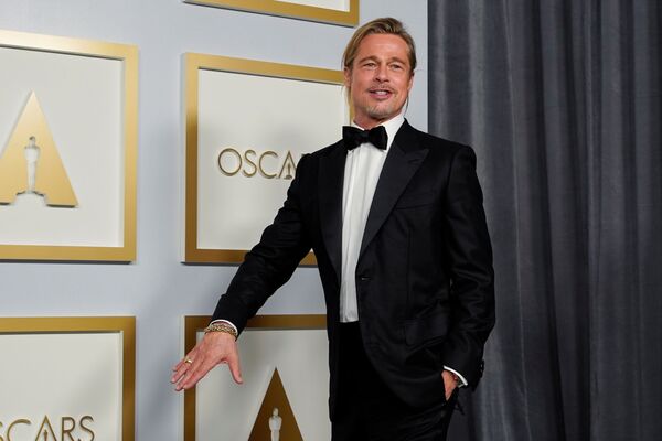 Ator norte-americano Brad Pitt na 93ª cerimônia de premiação do Oscar em Los Angeles
 - Sputnik Brasil
