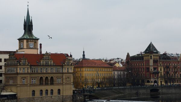 Vista da região de Smetana a  partir da ponte Charles em Praga  - Sputnik Brasil