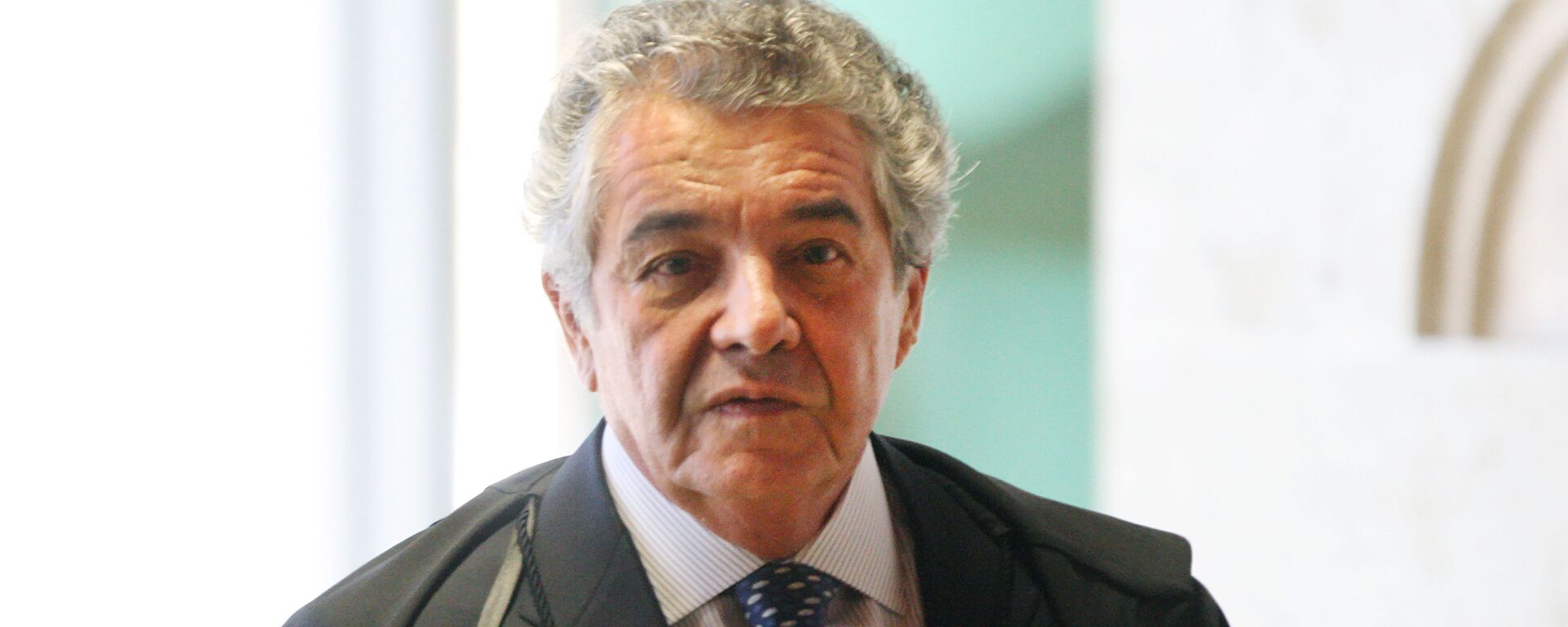 Ministro Marco Aurélio durante sessão de encerramento do ano forense do STF em 2018 - Sputnik Brasil, 1920, 28.04.2021