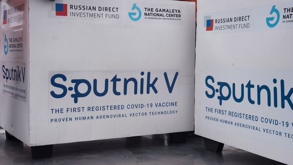 Lote da vacina russa contra a COVID-19, a Sputnik V, para exportação - Sputnik Brasil
