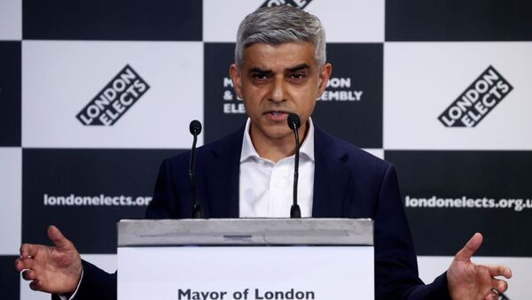 Sadiq Khan realiza discurso após ser reeleito prefeito de Londres - Sputnik Brasil