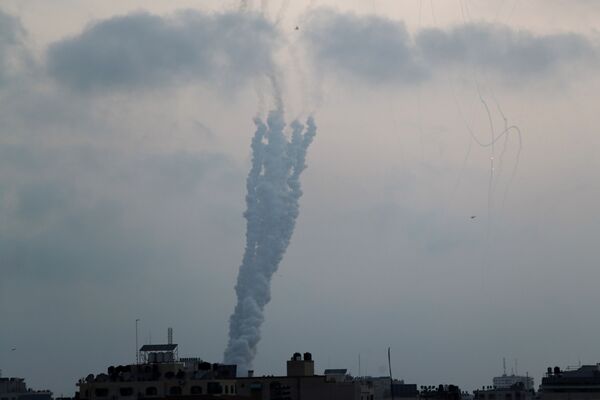 Foguete é lançado de Gaza contra Israel - Sputnik Brasil
