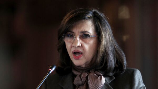 A ministra das Relações Exteriores da Colômbia, Claudia Blum, apresentou dia 13 de maio de 2021 sua carta de renúncia ao cargo que ocupava desde novembro de 2019 - Sputnik Brasil