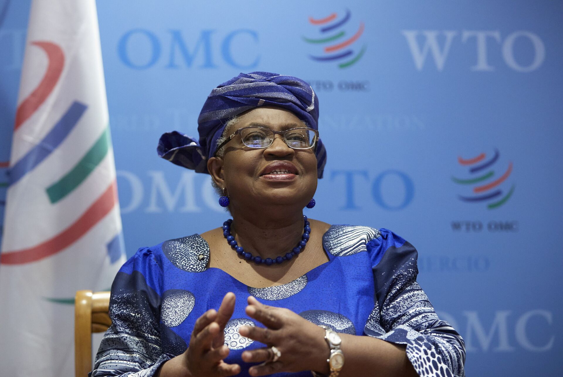 A diretora-geral da OMC, Ngozi Okonjo-Iweala - Sputnik Brasil, 1920, 29.12.2021