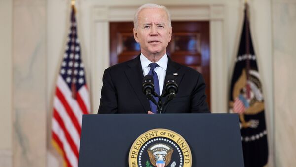 Presidente dos EUA, Joe Biden, faz discurso na Casa Branca para comentar cessar-fogo entre Israel e Hamas - Sputnik Brasil