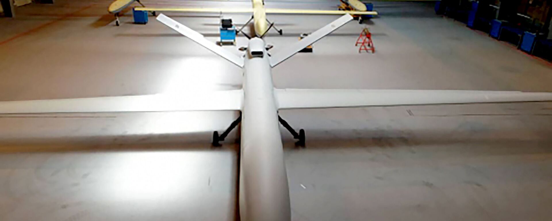 Novo drone de combate e reconhecimento Gaza é exibido em um local não revelado no Irã   - Sputnik Brasil, 1920, 17.03.2022