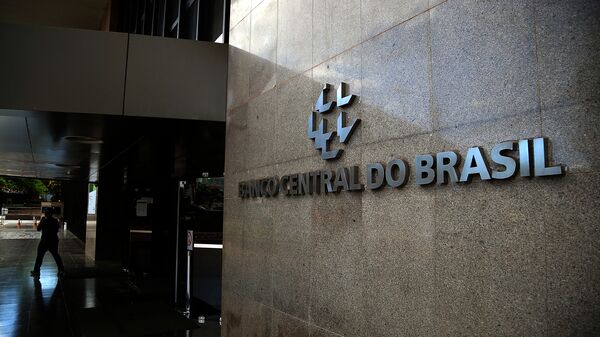 Em Brasília, uma imagem da fachada do Banco Central em 18 de janeiro de 2021 - Sputnik Brasil