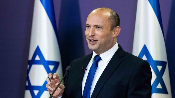 Político israelense Naftali Bennett faz discurso no Knesset, Parlamento de Israel, Jerusalém, 30 de maio de 2021 - Sputnik Brasil