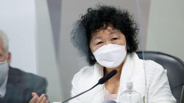 A médica Nise Yamaguchi durante depoimento na CPI da Covid, no dia 1º de junho de 2021 - Sputnik Brasil