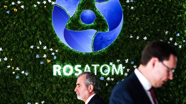 Logotipo da corporação estatal russa Rosatom - Sputnik Brasil