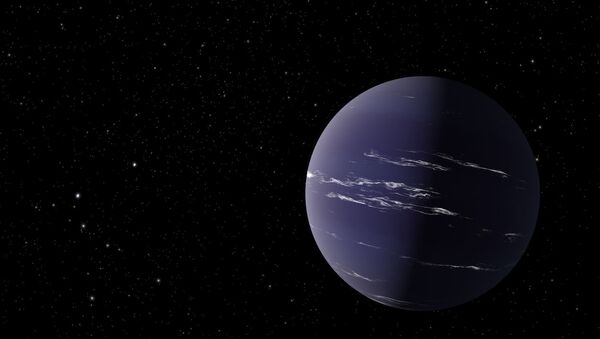 Ilustração artística do exoplaneta TOI-1231 b - Sputnik Brasil