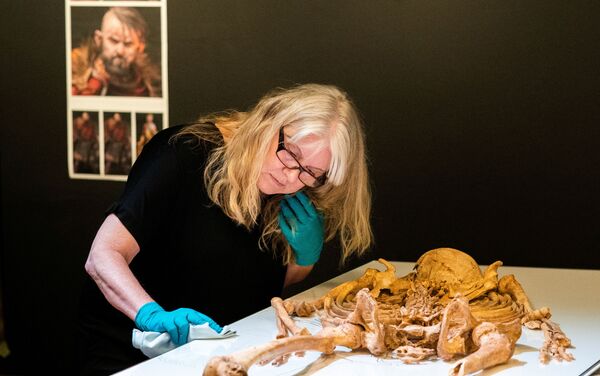 Esqueleto de um viking encontrado em Oxford, Reino Unido - Sputnik Brasil
