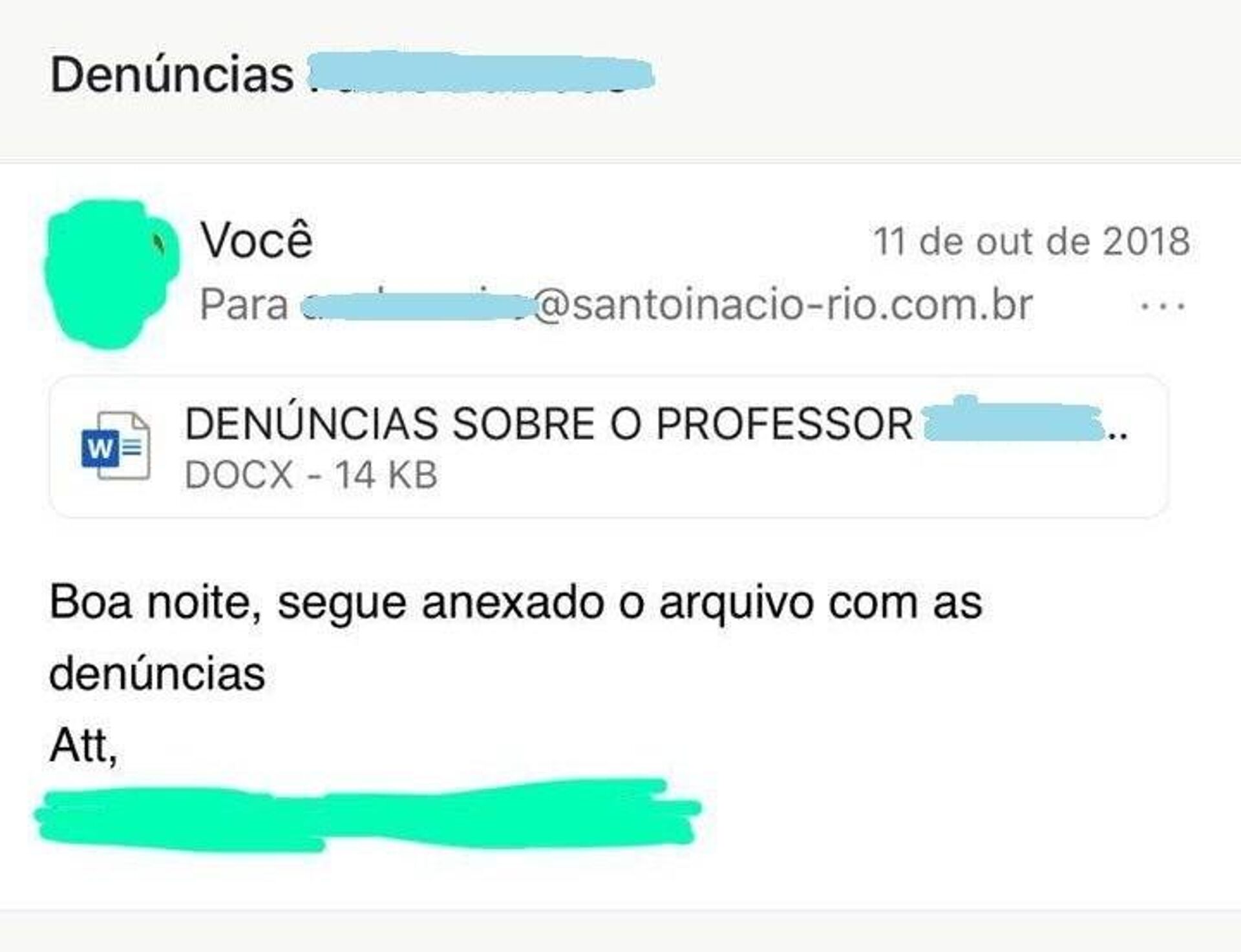 Assédio sexual: 'Não quero que chegue aos jornais', diz diretora de escola do Rio em gravação (OUÇA) - Sputnik Brasil, 1920, 21.06.2021