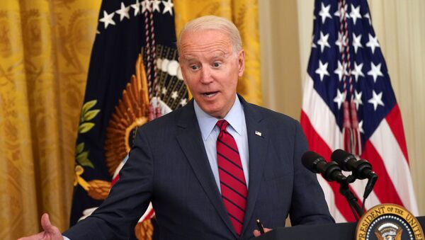 Presidente Joe Biden faz comentários sobre o projeto de lei da infraestrutura, Casa Branca, EUA, 24 de junho de 2021 - Sputnik Brasil