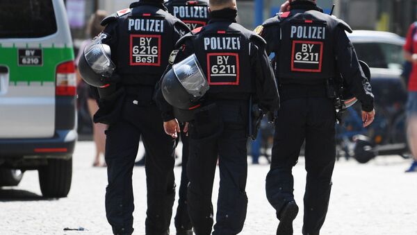 Policiais na Alemanha (imagem referencial) - Sputnik Brasil