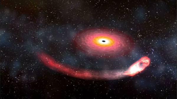 Buraco negro devora uma estrela de nêutrons - Sputnik Brasil