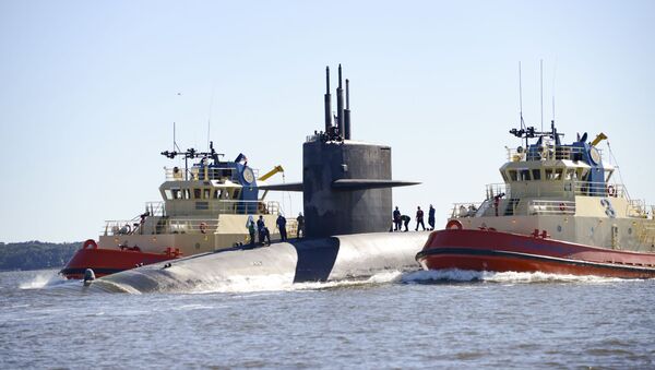 Submarino de míssil balístico USS Tennessee (SSBN 734) - Sputnik Brasil