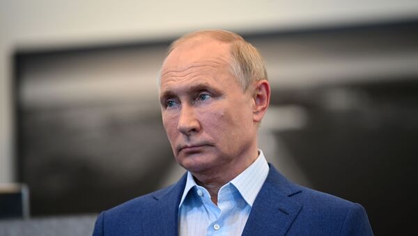 Presidente da Rússia, Vladimir Putin, 8 de julho de 2021 - Sputnik Brasil