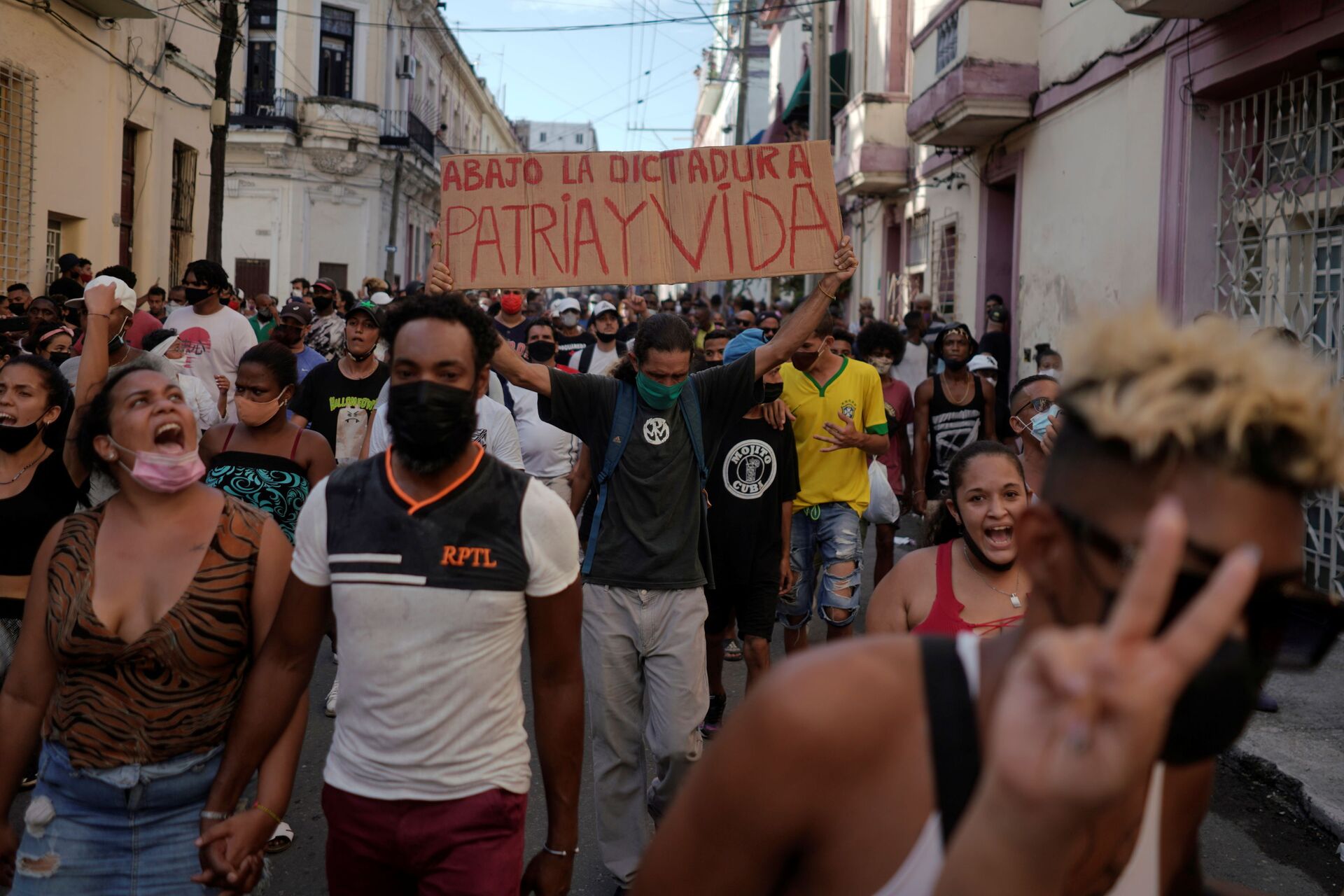 Presidente de Cuba chama manifestações de 'mentira' e diz que imagens dos protestos são 'falsas' - Sputnik Brasil, 1920, 17.07.2021