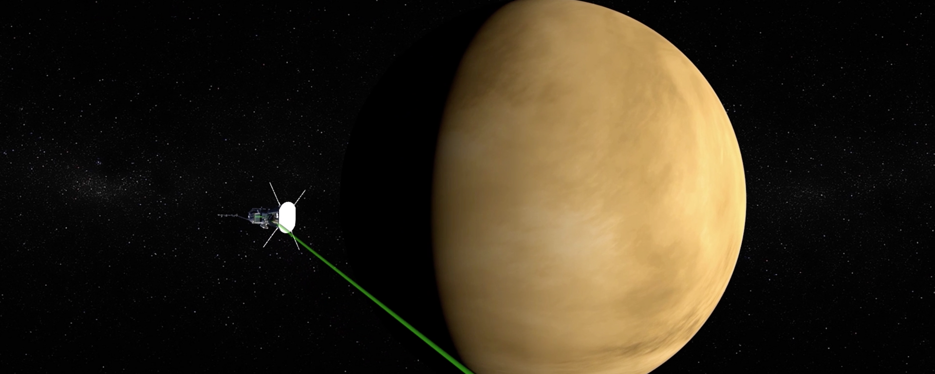 A Parker Solar Probe faz sua quarta das sete assistências gravimétricas de Vênus, em 20 de fevereiro de 2021 - Sputnik Brasil, 1920, 09.02.2022