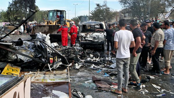 Explosão em mercado no Iraque (imagem referencial) - Sputnik Brasil